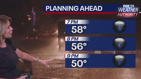 Weather Authority: Heavy rain, strong winds to impact Delaware Valley Wednesday, Thursday