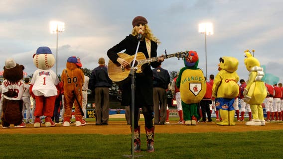 Taylor Swift's connections to sports go back to her early days performing the national anthem