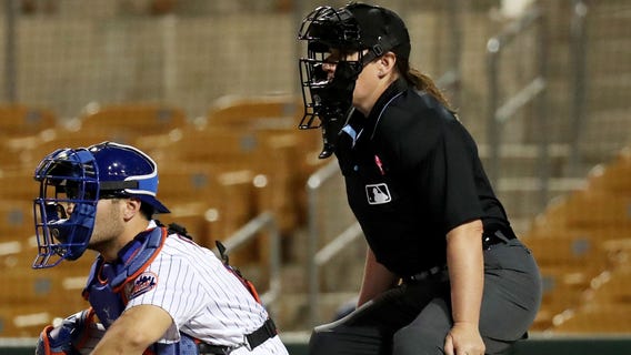 Spring training 2024: Female umpire Jen Pawol makes big league debut