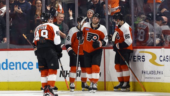 Recently returned Foerster, Brink score as Flyers beat Lightning 6-2