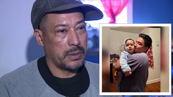 Victim's father speaks out as police search for man accused of killing his son