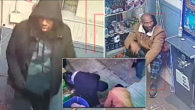 Video: 2 robbery suspects seen rifling through victim's pockets on Philadelphia sidewalk