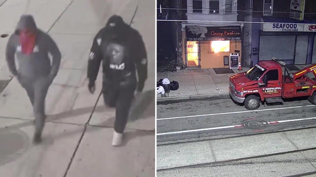 2 arsons suspects accused of setting fire inside Philadelphia business: police