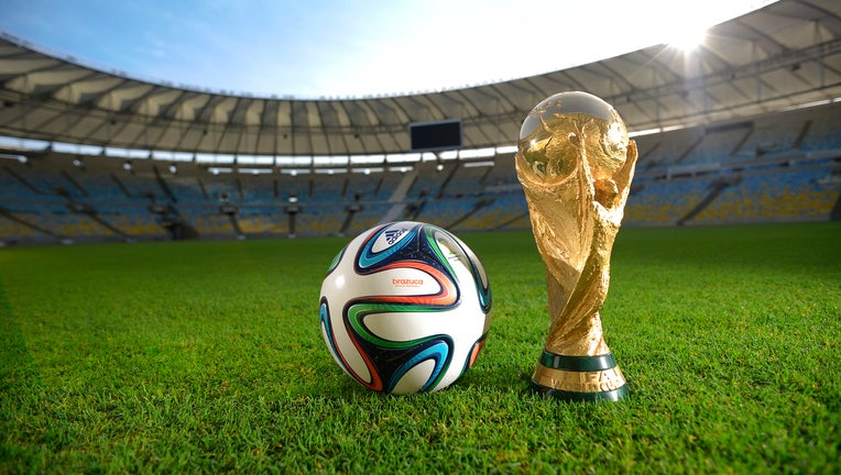 Brazuca football. The official Adidas match ball for the FIFA World News  Photo - Getty Images