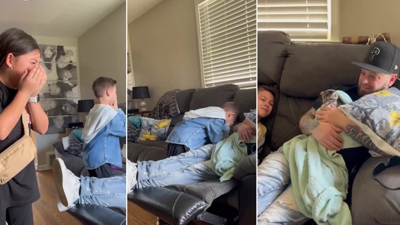 Must watch: Adorable moment Philly siblings are surprised with new kitten