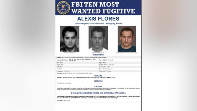 FBI Most Wanted: Man sought in 2000s killing of Philadelphia 5-year-old