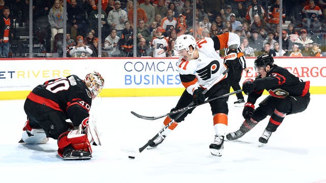 Tyson Foerster scores a pair of goals and Flyers top Senators 4-2