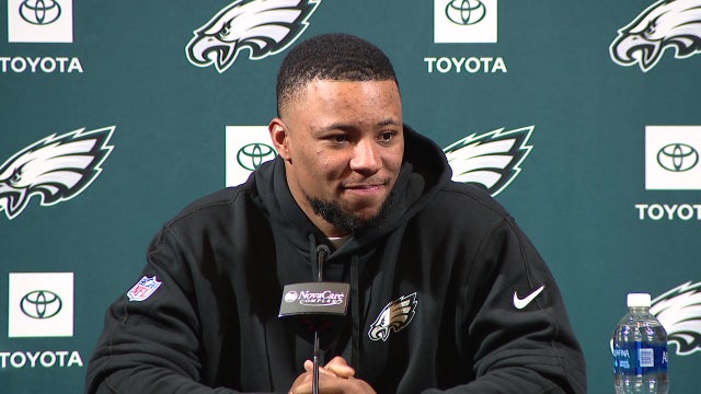 Saquon Barkley's daughter had comical reaction to dad joining Eagles: 'Does that mean we're going to win now?'