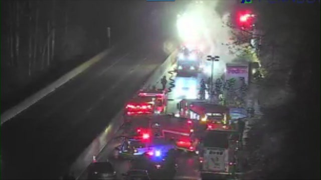 I-76 reopens 12 hours after truck fire erupts in Montgomery County