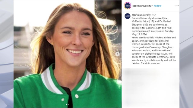 Kylie Kelce announced as one of Cabrini University's final commencement speakers