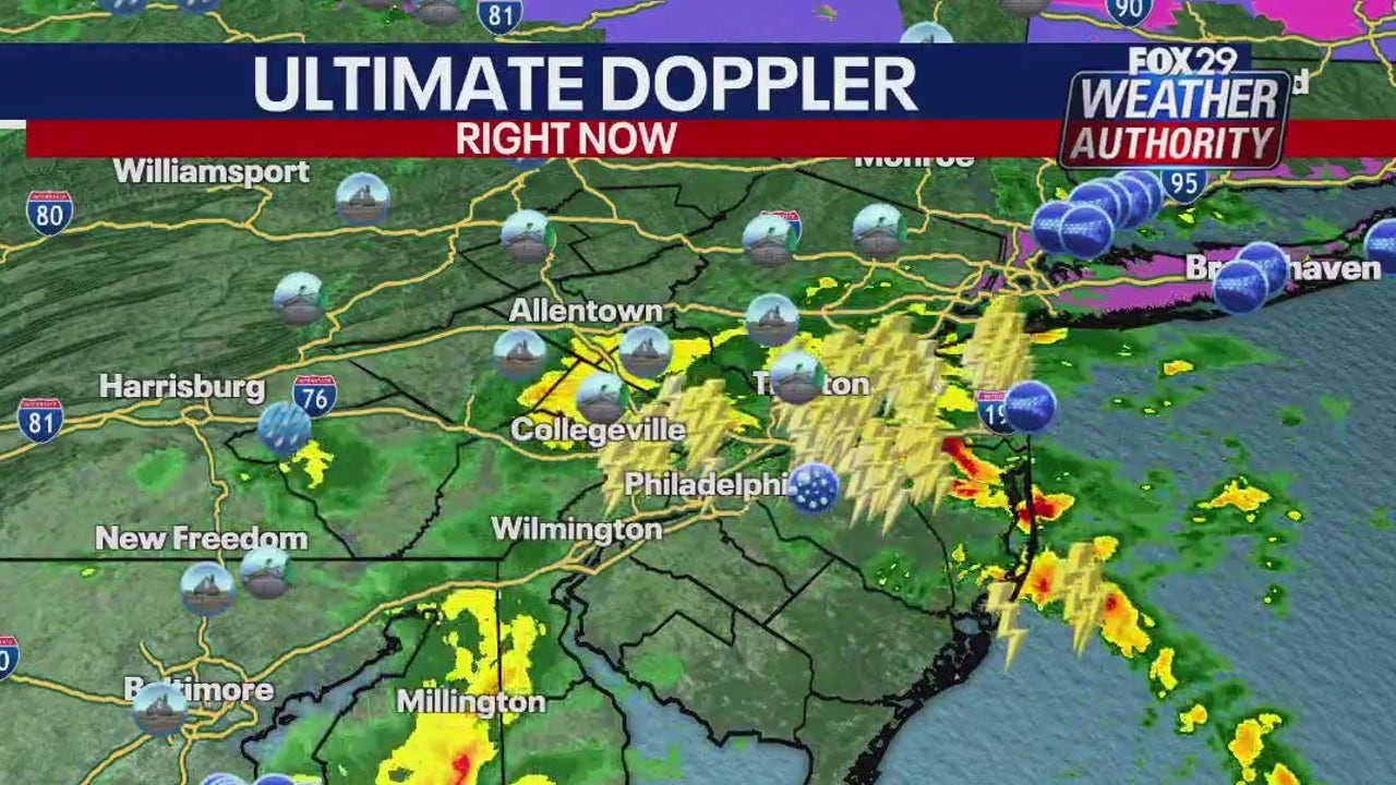 Philadelphia severe weather: Storms fire across Delaware Valley prompting flood warnings - Vimarsana News