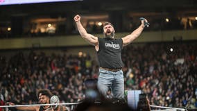 WrestleMania 40: Jason Kelce, Lane Johnson make surprise appearance to pumped up crowd