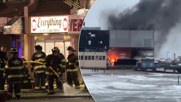 Man found dead after fire at homeless encampment torches part of Atlantic City boardwalk