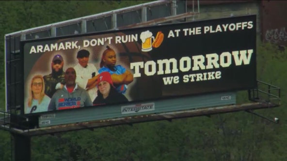 Aramark workers go on strike before 76ers playoff game Thursday: 'Don't eat in there'