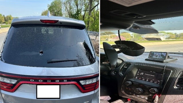 Bullet rips through vehicle driving on I-83 in Pennsylvania: state police