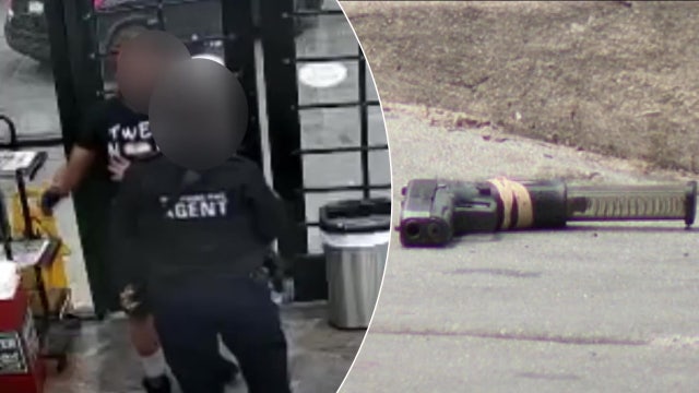 Video: Shootout at Philadelphia gas station leaves suspect dead, security guard injured