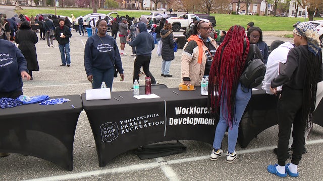 Summer job fair hosted by Philly Parks and Rec in Fairmount