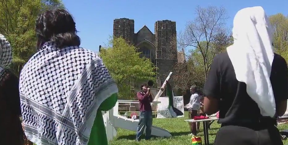 Swarthmore College students create encampment in pro-Palestine demonstrations
