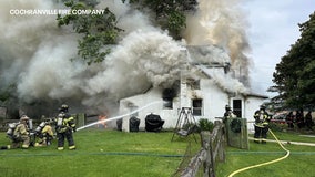 2 airlifted to hospital following fire, possible explosion in Chester County