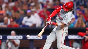 Bryson Stott's bases-clearing triple keys MLB-best Phillies' 8-3 win over Marlins