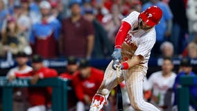 Harper, Clemens lift Phillies to 4-3 win over Nationals in 10 innings