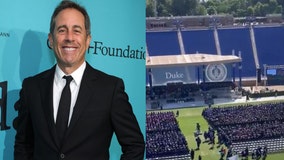 Jerry Seinfeld’s commencement speech prompts Duke students to walk out