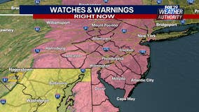 Memorial Day forecast: Severe Thunderstorm Watch issued for Delaware Valley