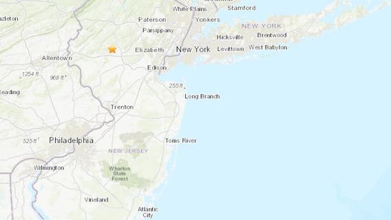Minor 2.9 earthquake rattles parts of northern New Jersey: USGS