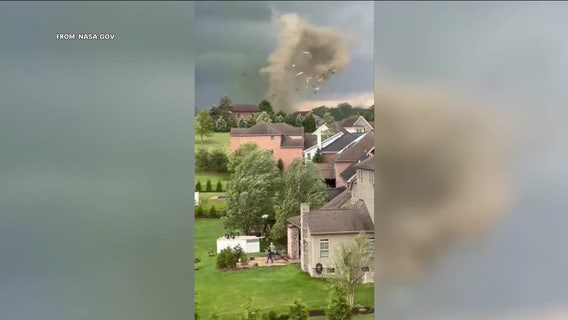 Video captures tornado ripping through building near Pennsylvania neighborhood