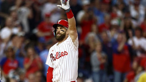 Harper hits grand slam as streaking Phillies rout Blue Jays 10-1