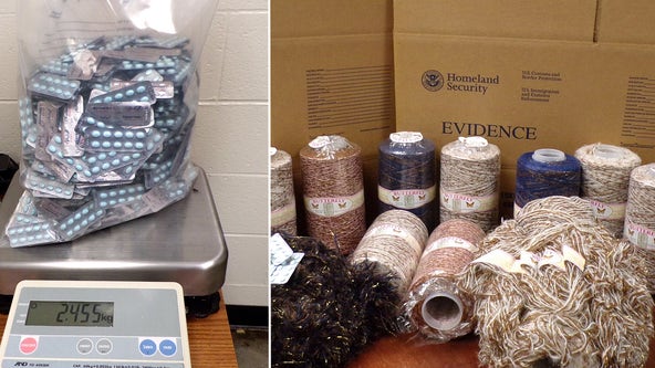 Over 10,000 Xanax pills found hidden in spools of yarn at Philadelphia port: CBP