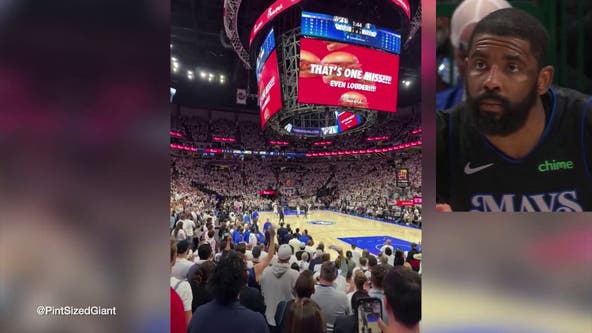 VIDEO: Fans go crazy after Kyrie Irving's missed free throw gets them free chicken sandwiches