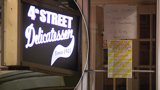 Famous 4th Street Deli to reopen Friday after health code violations