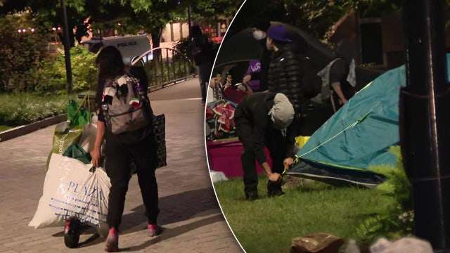 Pro-Palestine protesters pack up tent encampment at Drexel University
