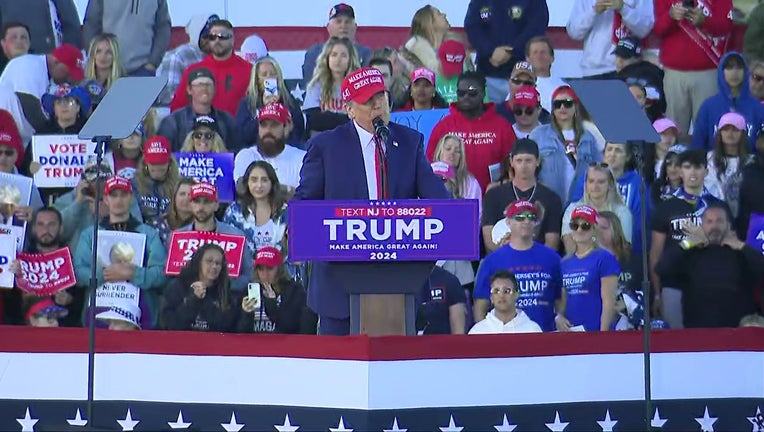 Trump holds 'mega crowd' rally in Wildwood in weekend break from hush ...