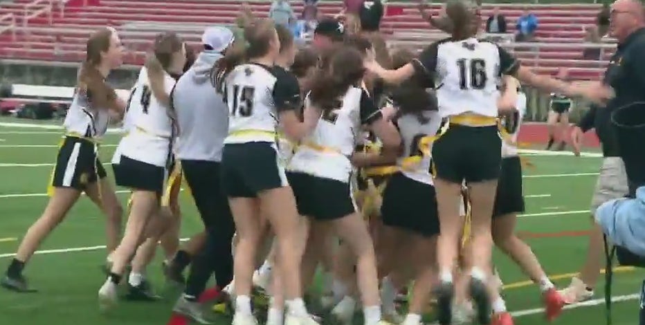 Girls' inaugural flag football championship hosted by Philadelphia Catholic League held in Delco
