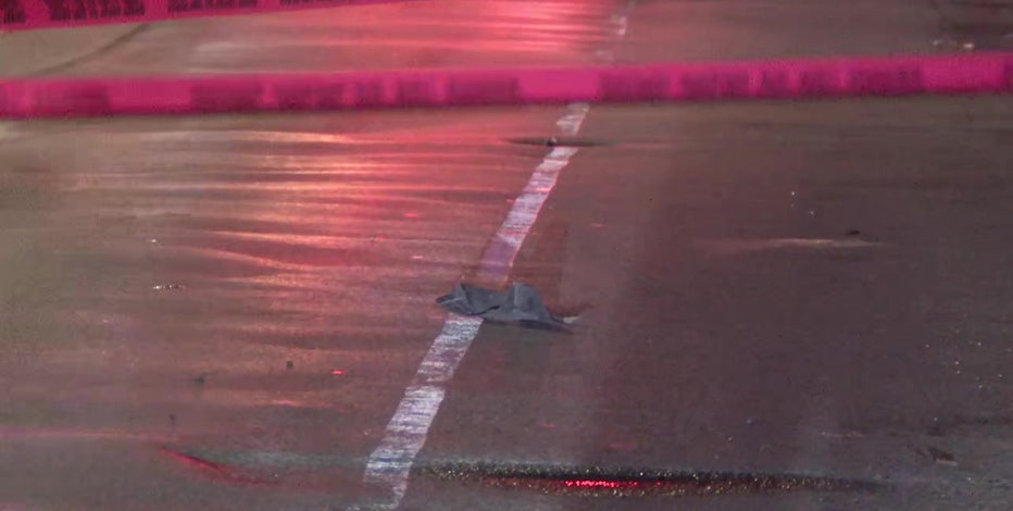 Police gather car parts in search for driver after fatal hit-and-run in Frankford