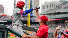 Marsh has four hits and four RBIs as Phillies beat Tigers 6-2