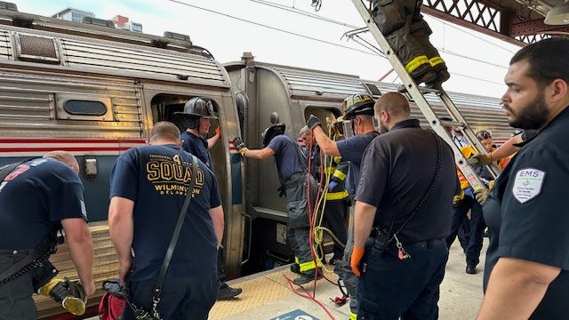 Elderly woman trapped under Amtrak car saved in Wilmington: police