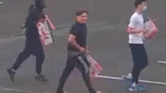 4 men sought in retail theft of specialty toy guns: officials