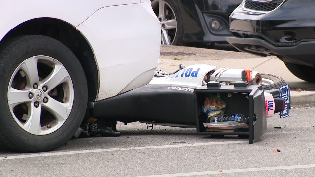 Officer on dirt bike struck by car resulting in injuries in Philly: police