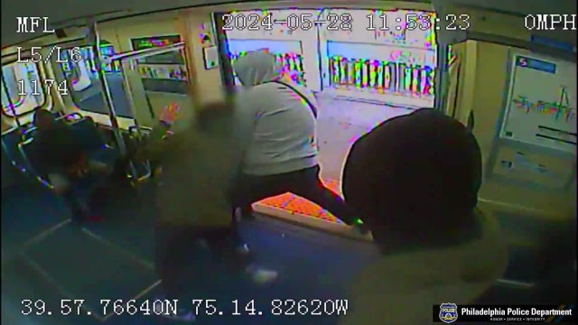 Video: Group of teens force woman to stay on SEPTA train before robbing her