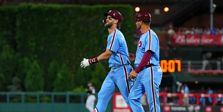 Phillies place Harper, Schwarber on 10-day IL; Rojas recalled