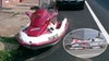 Another jet ski abandoned on Philly street with same name written on its side