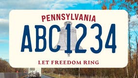 New Pennsylvania license plate design revealed for 2025: 'Let Freedom Ring'