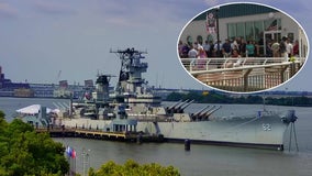 42 immigrants become US citizens at Battleship New Jersey for Fourth of July