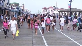 Vacationers flock to NJ beaches as holiday weekend wraps, nice weather continues