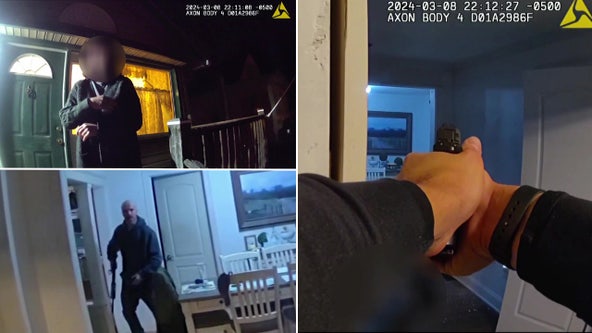 Bodycam footage shows police exchange gunfire with armed man inside New Jersey home