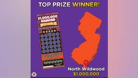 $1 million scratch-off ticket sold at Wawa in North Wildwood