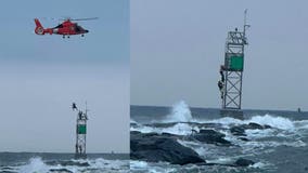 2 men rescued from jetty along Jersey Shore as storm brings dangerous rip currents